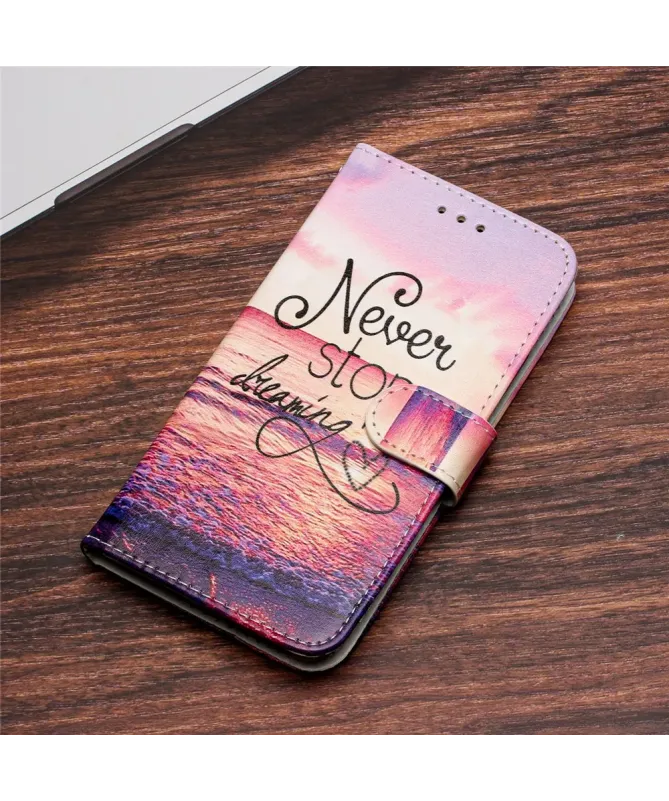 Housse Xiaomi Redmi 10C Coucher de Soleil | Never Stop Dreaming