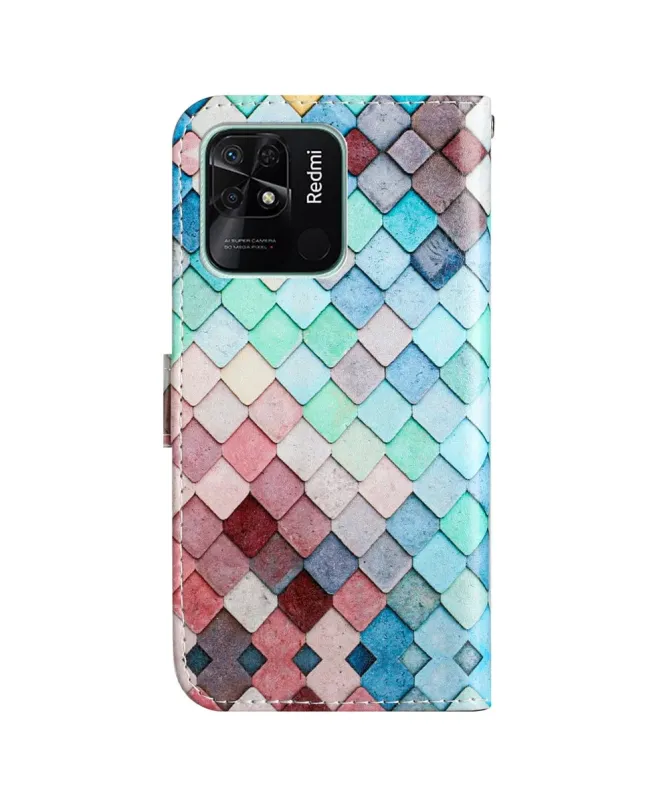 Housse Xiaomi Redmi 10C Écailles Pastel