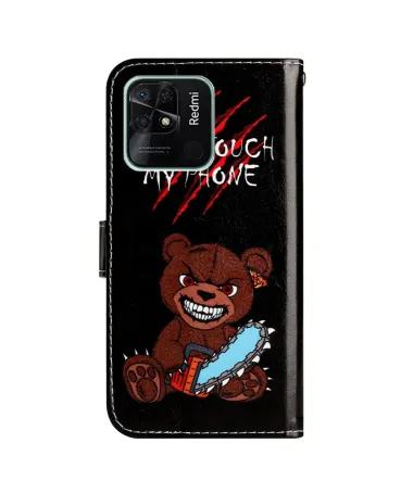 Housse Xiaomi Redmi 10C Ours Tronçonneuse