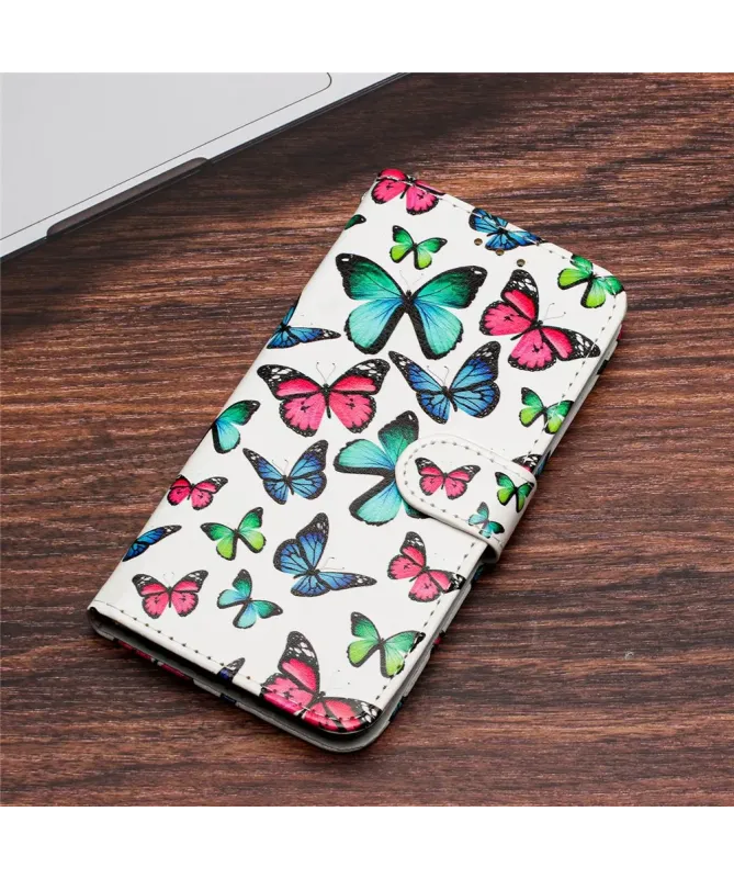 Housse Xiaomi Redmi 10C Papillons Colorés