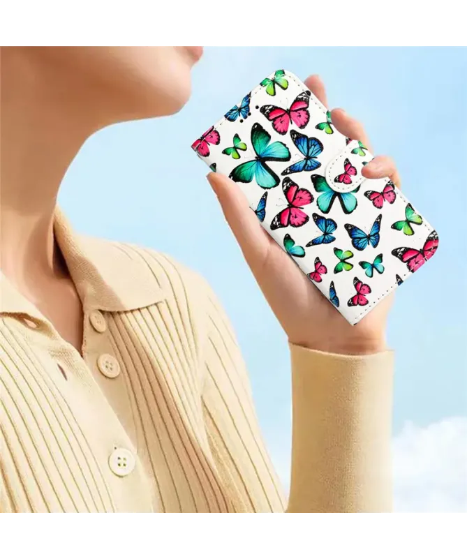 Housse Xiaomi Redmi 10C Papillons Colorés