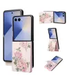 Housse Samsung Galaxy Z Flip 7 fleurs roses