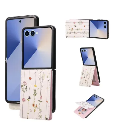 Housse Samsung Galaxy Z Flip 7 fleurs séchées