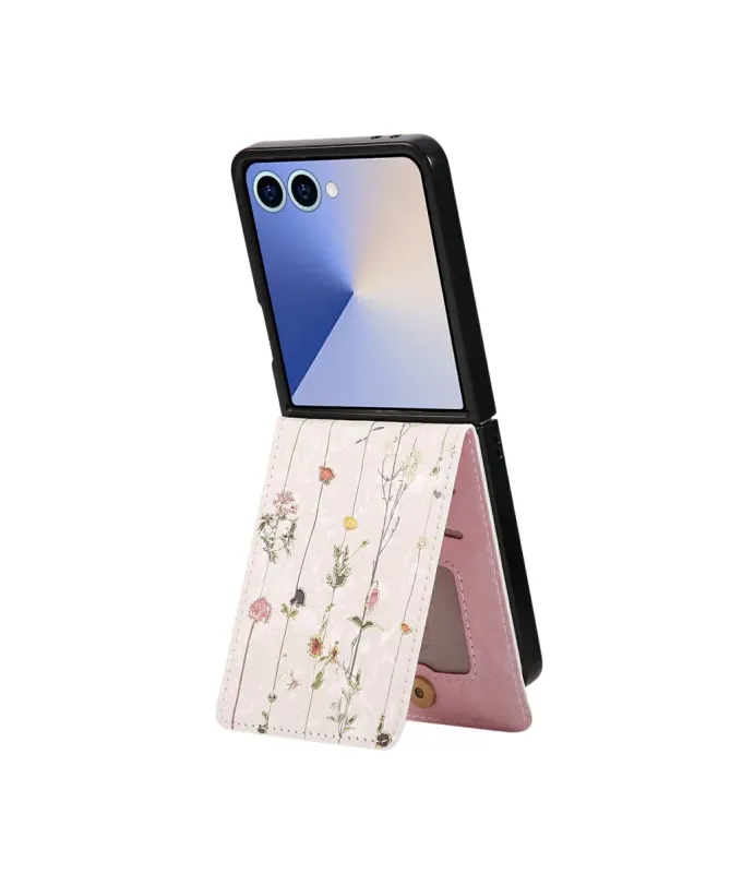 Housse Samsung Galaxy Z Flip 7 fleurs séchées