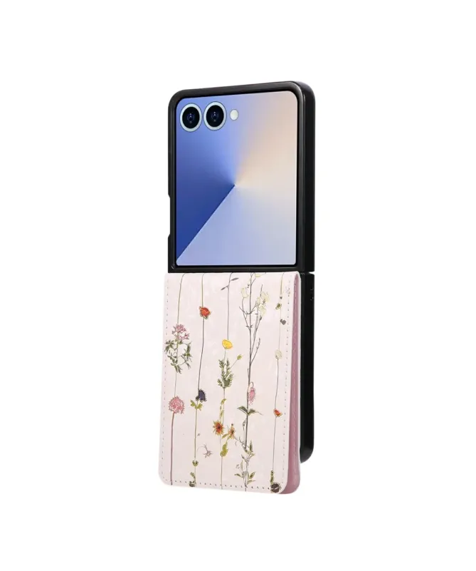 Housse Samsung Galaxy Z Flip 7 fleurs séchées