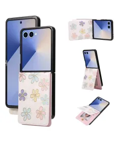 Housse Samsung Galaxy Z Flip 7 fleurs colorées