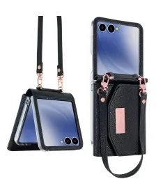 Housse Sacoche Samsung Galaxy Z Flip 7 Portefeuille Lanière