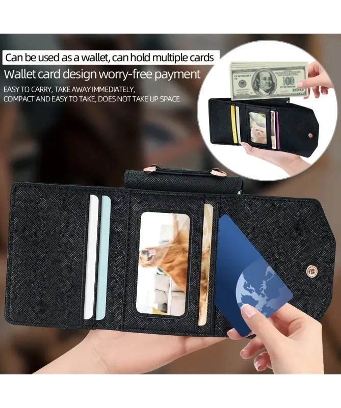 Housse Sacoche Samsung Galaxy Z Flip 7 Portefeuille Lanière