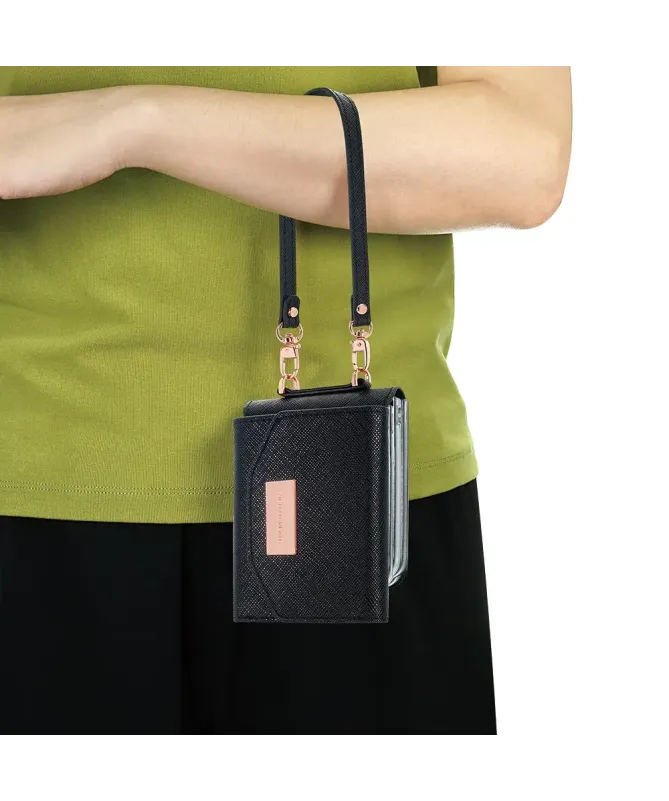 Housse Sacoche Samsung Galaxy Z Flip 7 Portefeuille Lanière