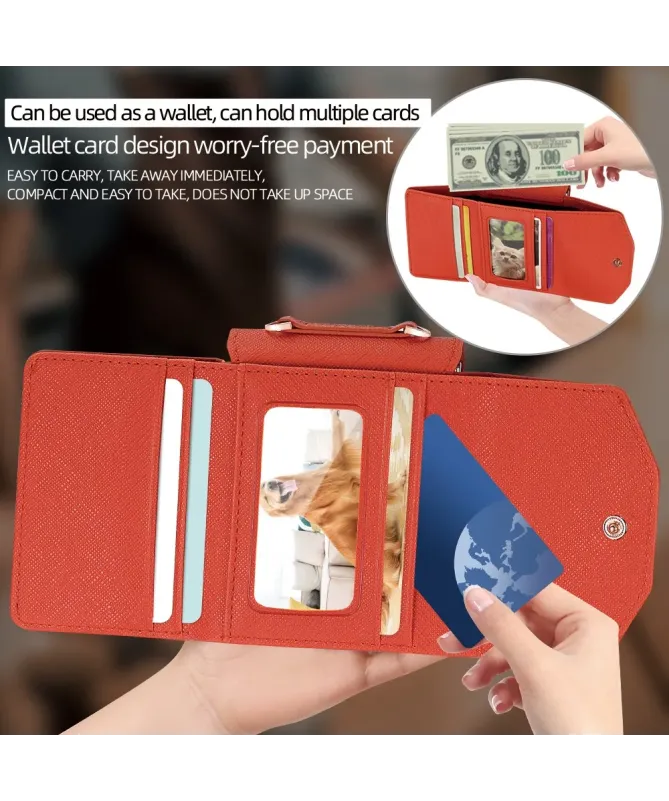 Housse Sacoche Samsung Galaxy Z Flip 7 Portefeuille Lanière