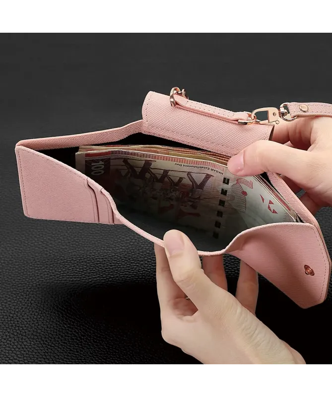 Housse Sacoche Samsung Galaxy Z Flip 7 Portefeuille Lanière