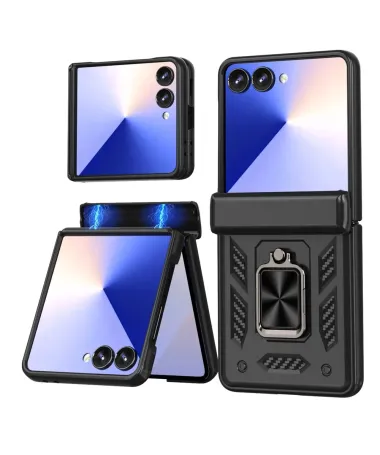 Coque Samsung Galaxy Z Flip 7 Protection Charnière et Anneau Support