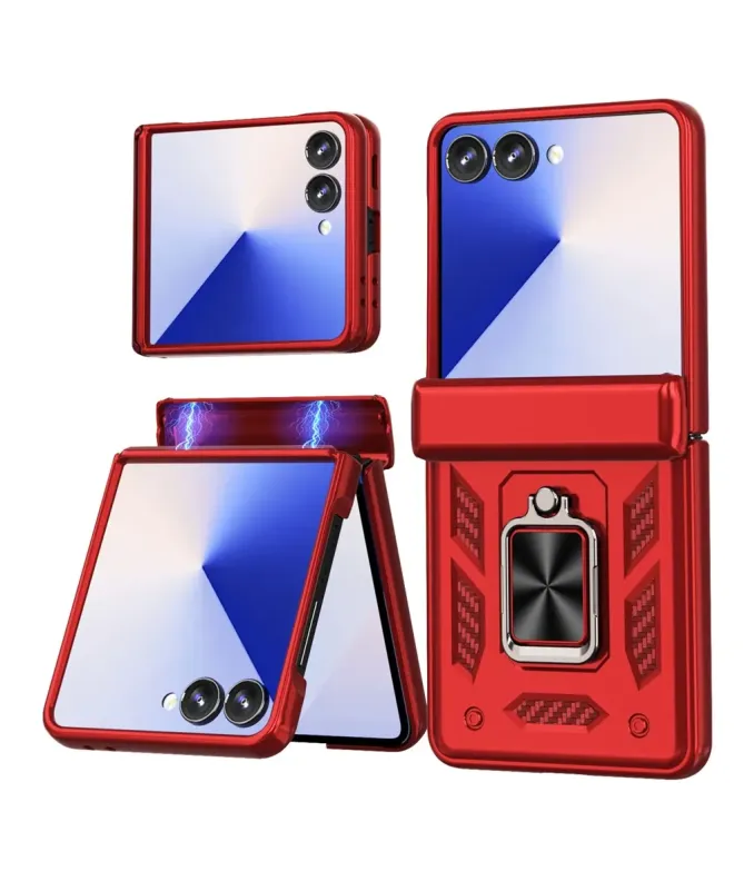 Coque Samsung Galaxy Z Flip 7 Protection Charnière et Anneau Support