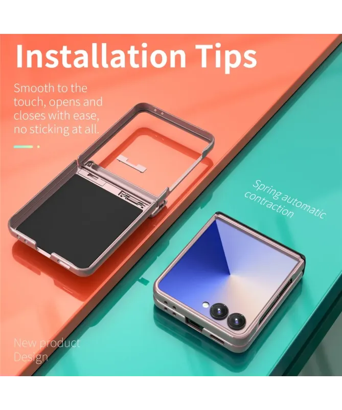 Coque Samsung Galaxy Z Flip 7 Protection Charnière et Anneau Support