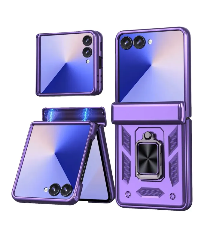 Coque Samsung Galaxy Z Flip 7 Protection Charnière et Anneau Support