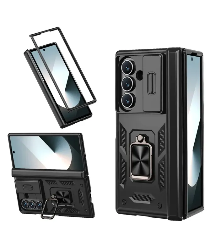 Coque Samsung Galaxy Z Fold 7 Protection Charnière et Anneau Support