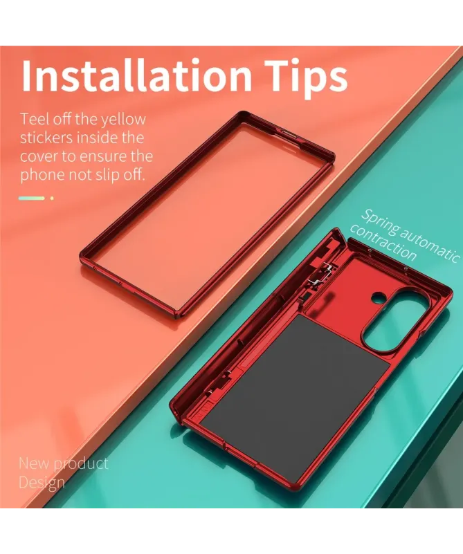 Coque Samsung Galaxy Z Fold 7 Protection Charnière et Anneau Support