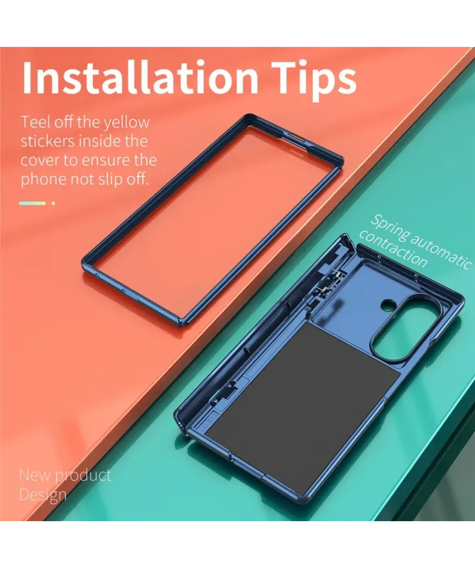 Coque Samsung Galaxy Z Fold 7 Protection Charnière et Anneau Support