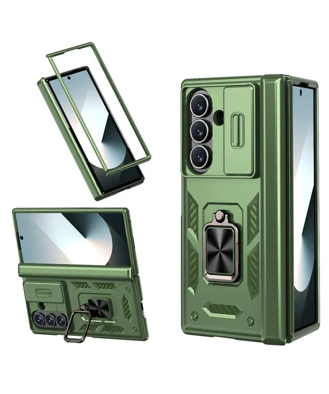 Coque Samsung Galaxy Z Fold 7 Protection Charnière et Anneau Support