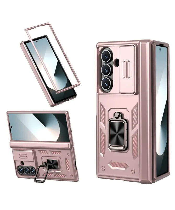 Coque Samsung Galaxy Z Fold 7 Protection Charnière et Anneau Support