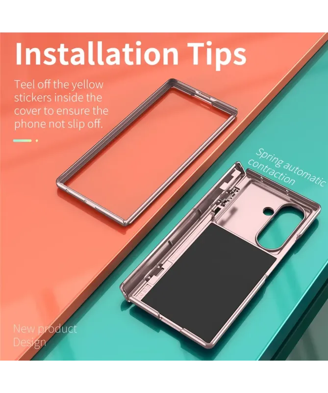 Coque Samsung Galaxy Z Fold 7 Protection Charnière et Anneau Support