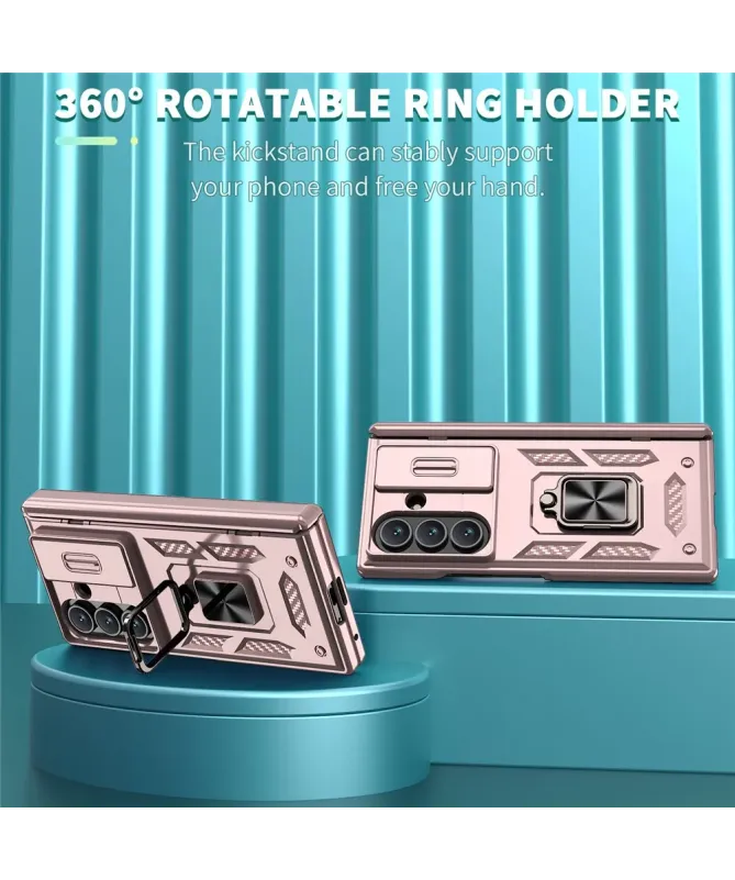 Coque Samsung Galaxy Z Fold 7 Protection Charnière et Anneau Support