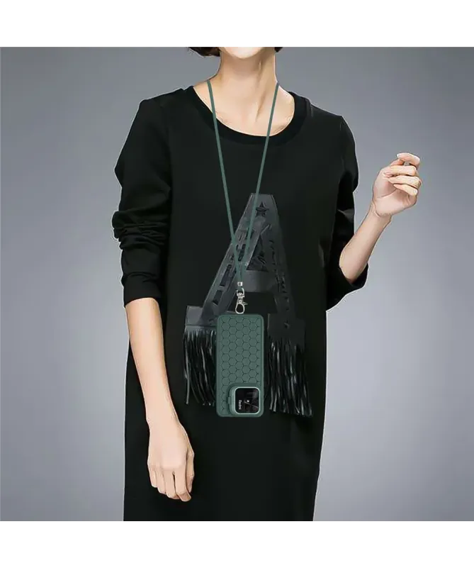 Coque Xiaomi Redmi 10C nid d'abeille avec cordon et support