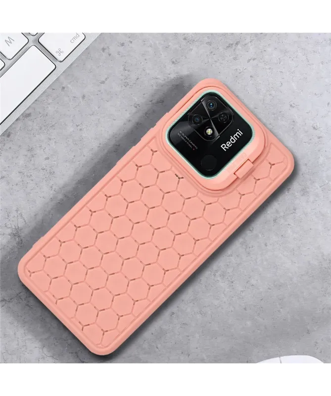 Coque Xiaomi Redmi 10C nid d'abeille fonction support