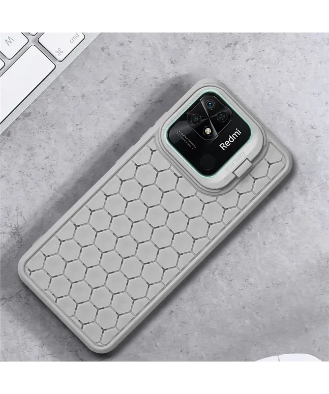 Coque Xiaomi Redmi 10C nid d'abeille fonction support