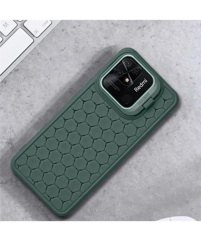 Coque Xiaomi Redmi 10C nid d'abeille fonction support