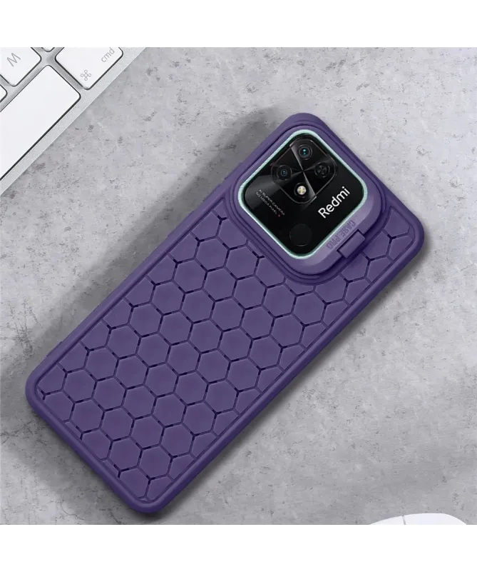 Coque Xiaomi Redmi 10C nid d'abeille fonction support