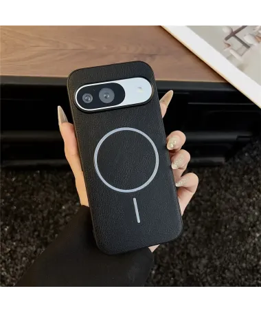Coque Google Pixel 10 Pro / Pixel 10 Effet Cuir et MagSafe Noir - photo 6