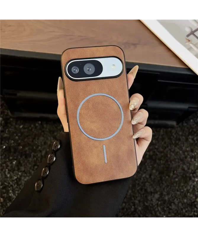 Coque Google Pixel 10 Pro / Pixel 10 Effet Cuir et MagSafe