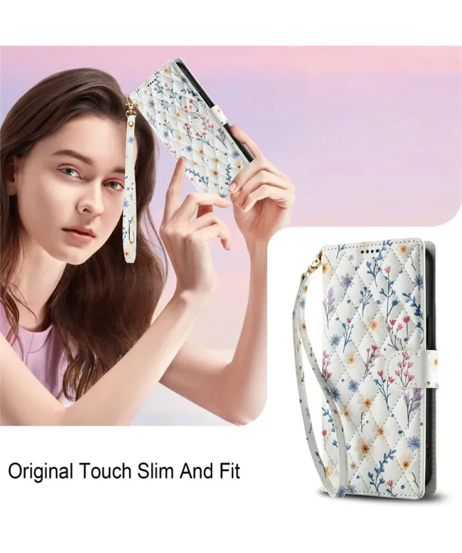 Housse Google Pixel 10 Pro / 10 / 9 Pro / 9 Matelassée Fleurs des Cham