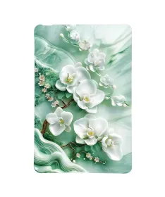 Coque Kindle Paperwhite (2024) Orchidées Blanches