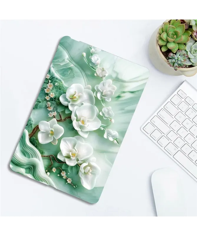 Coque Kindle Paperwhite (2024) Orchidées Blanches