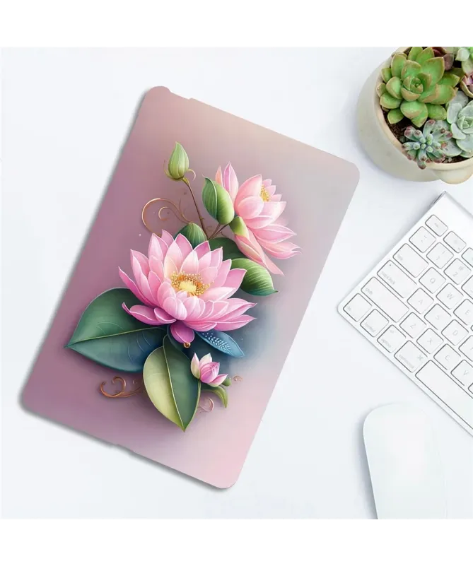 Coque Kindle Paperwhite (2024) Fleurs de Lotus