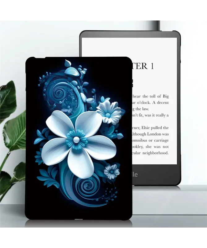 Coque Kindle Paperwhite (2024) Fleur 3D