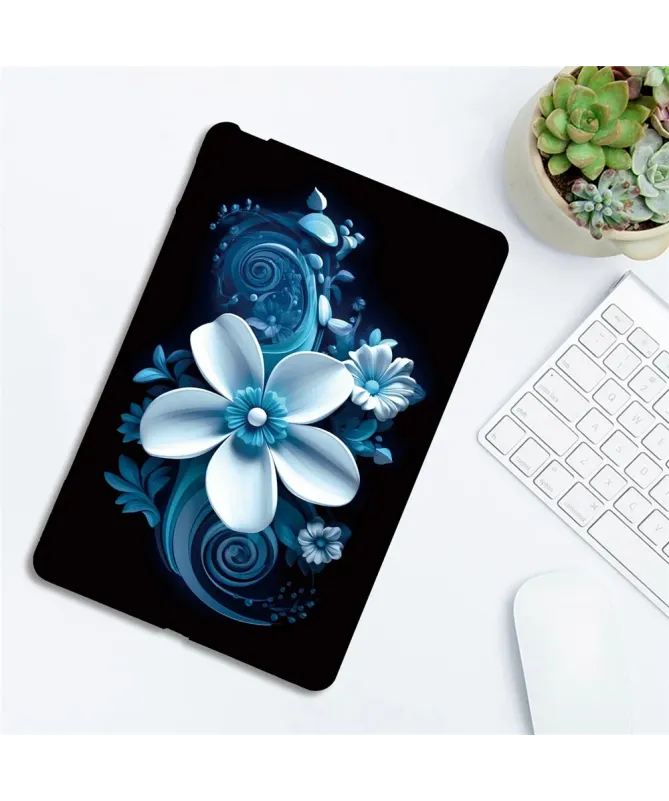 Coque Kindle Paperwhite (2024) Fleur 3D