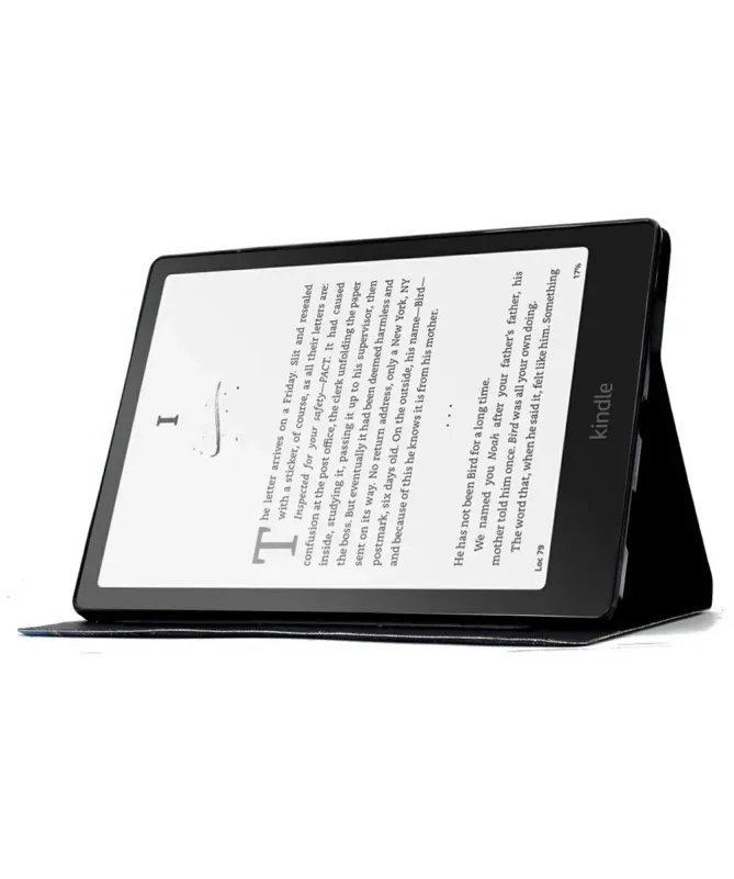 Étui Kindle Paperwhite (2024) Papillons Dorés et Support