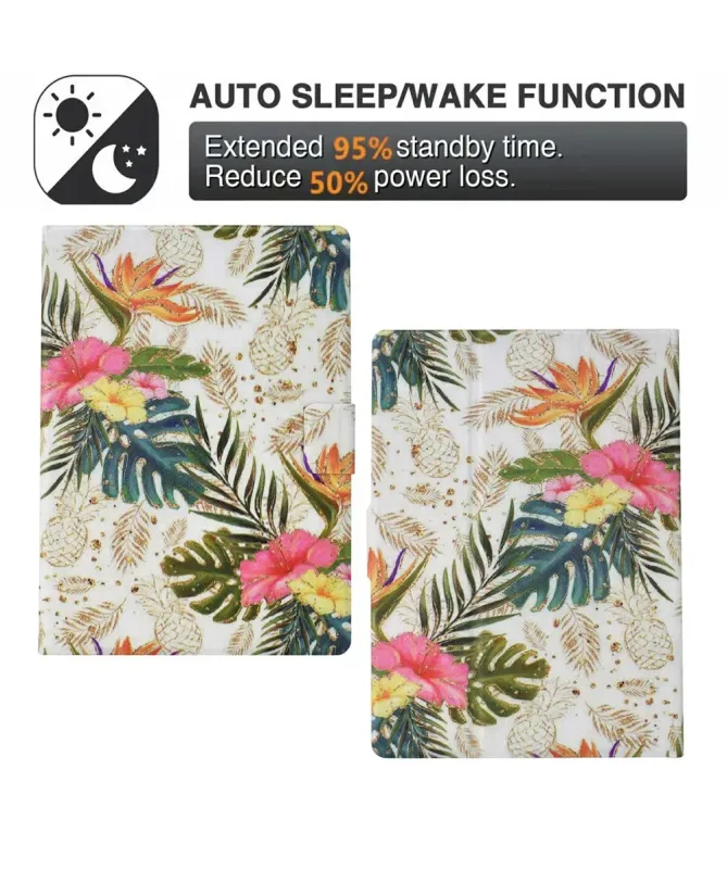 Étui Kindle Paperwhite (2024) Tropical Pailleté