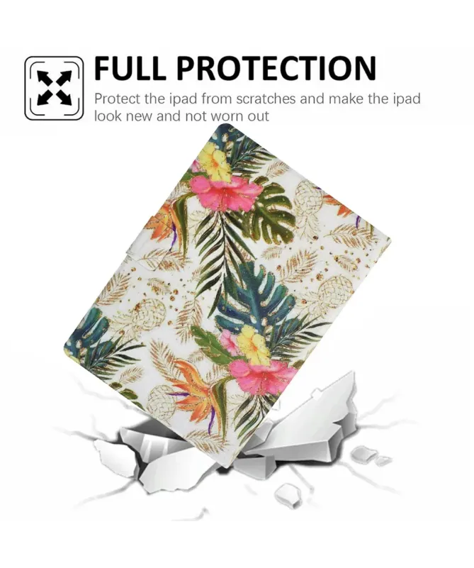 Étui Kindle Paperwhite (2024) Tropical Pailleté