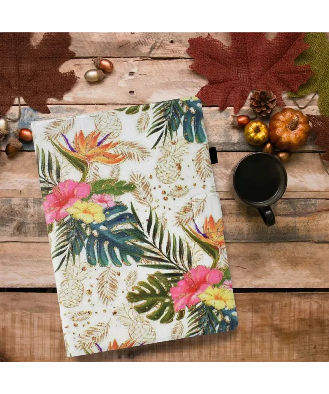 Étui Kindle Paperwhite (2024) Tropical Pailleté