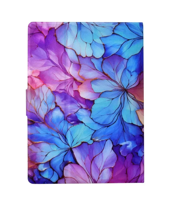 Étui Kindle Paperwhite (2024) Fleurs d'Aquarelle