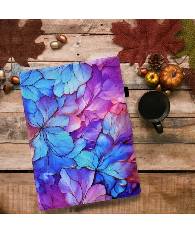 Étui Kindle Paperwhite (2024) Fleurs d'Aquarelle