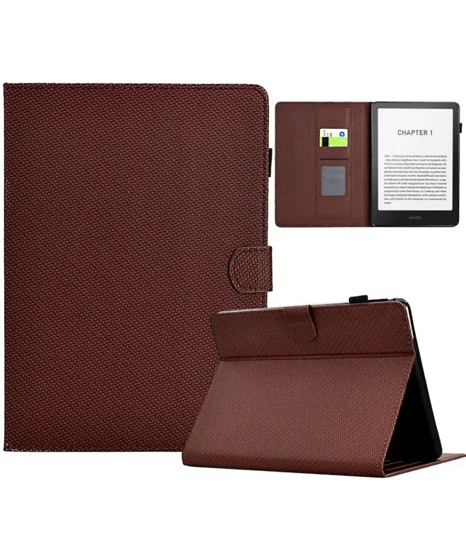 Étui Kindle Paperwhite (2024) Texture Tissée et Support