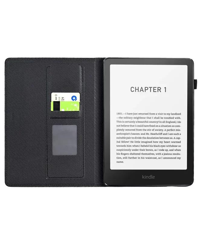 Étui Kindle Paperwhite (2024) Texture Tissée et Support