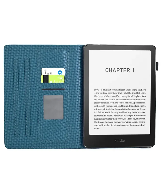 Étui Kindle Paperwhite (2024) Texture Tissée et Support