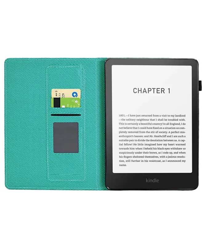 Étui Kindle Paperwhite (2024) Texture Tissée et Support