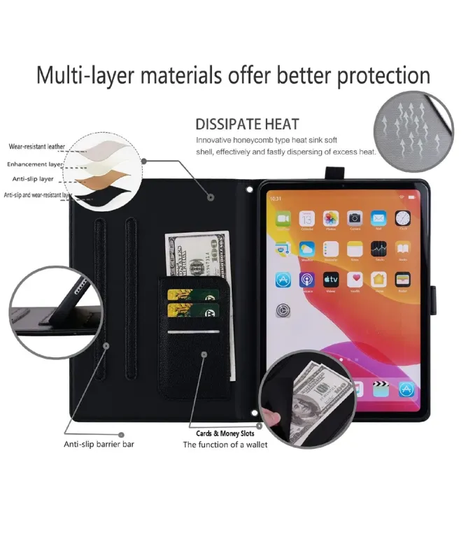Étui Kindle Paperwhite (2024) Chat 3D et Support